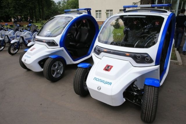 Московская полиция получила четыре электромобиля «Овум»