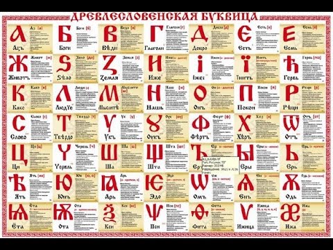Послание предков в славянской азбуке