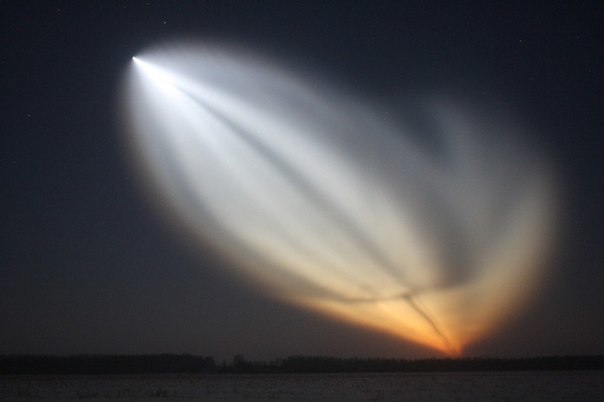 Предваряя возможные посты о многочисленных наблюдениях НЛО, информируем о предстоящем пуске ракеты