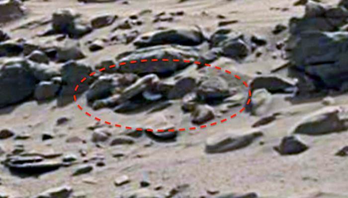 Мертвого инопланетянина нашли на Марсе