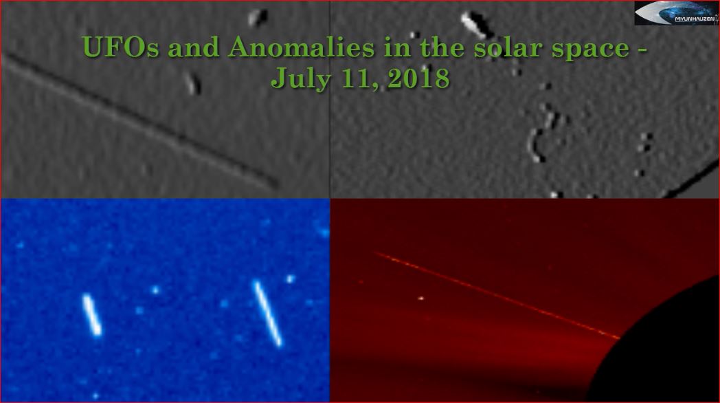 НЛО и Аномалии в околосолнечном пространстве - 11 июля 2018