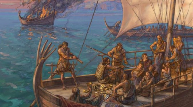 Гениохи, предки абхазов: загадочный народ древних морских пиратов