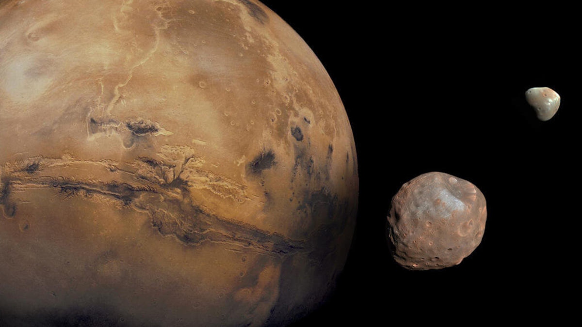 Фобос оказался обломком Марса, а не обычным астероидом