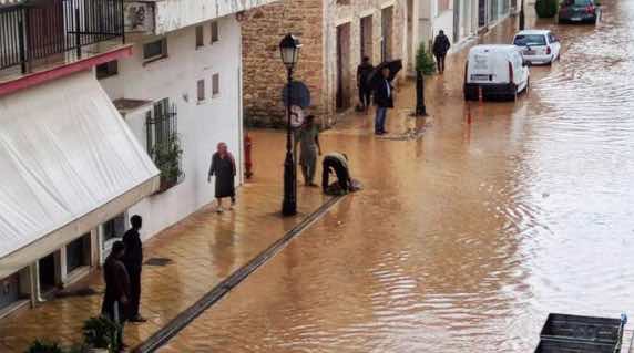 Сильные дожди затопили Южную Европу