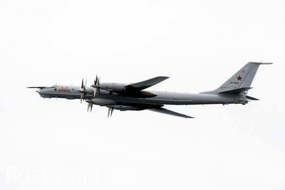 Русский «Медведь» пролетел на низкой высоте вблизи флагмана США на учениях НАТО