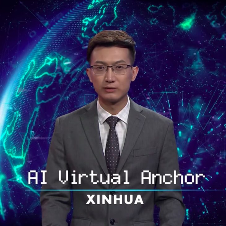В Китае «вышел на работу» первый полностью искусственный телеведущий
