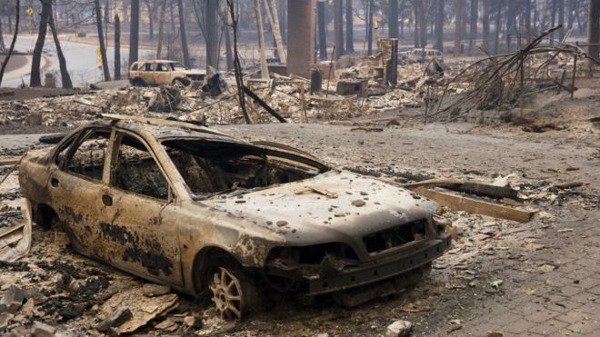 Пожары в Калифорнии: 31 погибший, больше 200 пропавших без вести