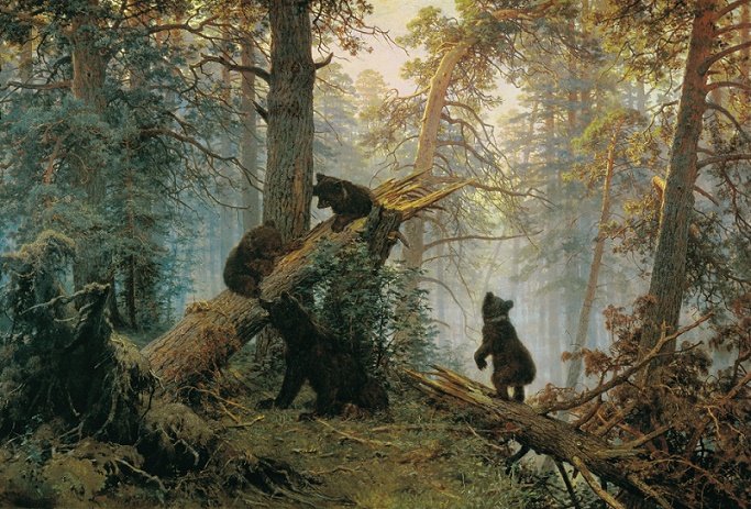 «Утро в сосновом лесу»: почему с картины стёрли подпись художника Савицкого