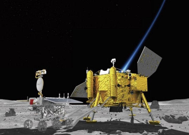 Китай запустил луноход для первой посадки на обратную сторону Луны