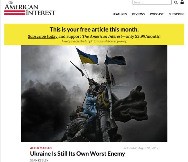 The American Interest назвал самого страшного врага Украины