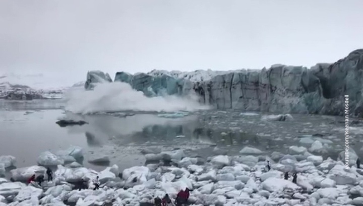 Ледяное цунами в Исландии