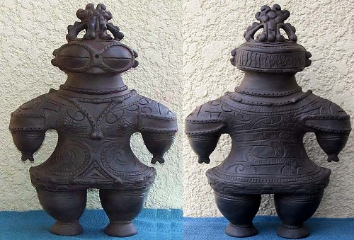 Японские скульптуры Догу: глиняные пришельцы