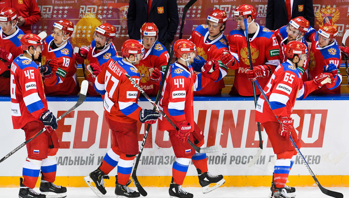 Российские хоккеисты обыграли швейцарцев