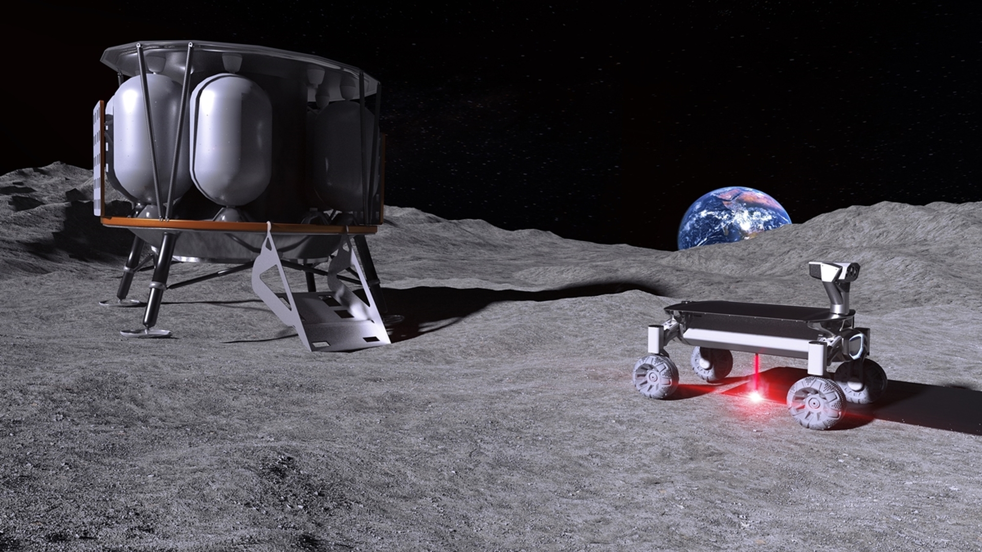Лазерный 3D-принтер "Восход Луны" создаст стройматериалы из лунной пыли