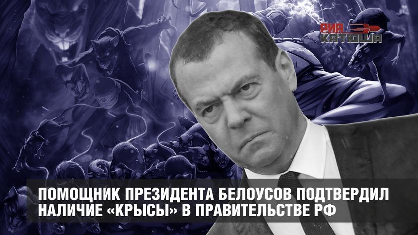 Помощник Президента Белоусов подтвердил наличие «крысы» в правительстве РФ