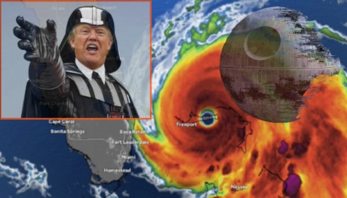 Ураган Дориан остановила магия Трампа?