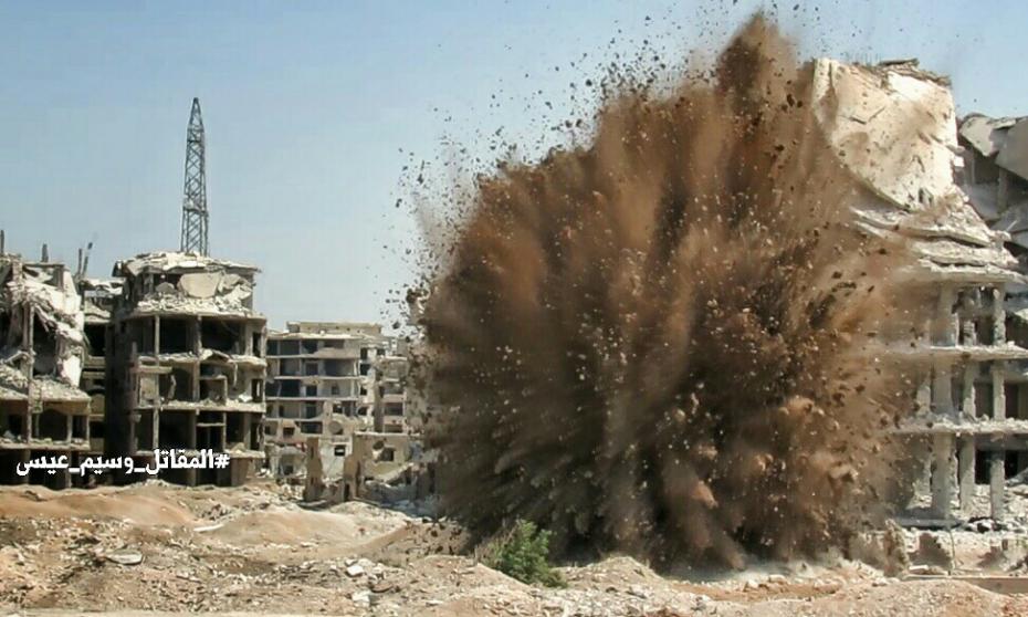 Сирийская армия взорвала тоннель боевиков возле Дамаска