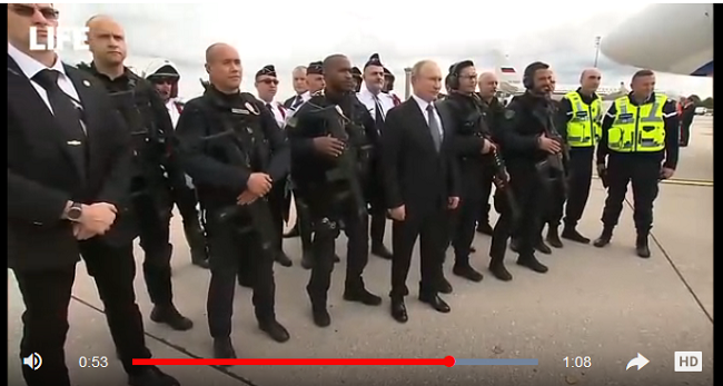 Хроники изоляции: Французские силовики попросили Путина о совместной фотографии