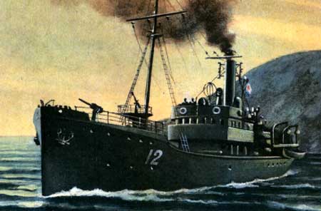 10 августа 1941 года в Заполярье в неравном бою сошлись сторожевой корабль «Туман» и три немецких эсминца.