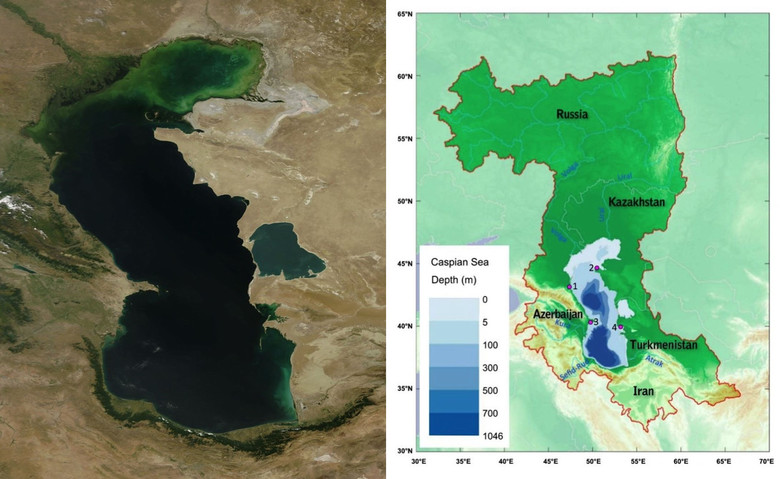 Американские специалисты уверяют, что Каспийское море частично пересохнет
