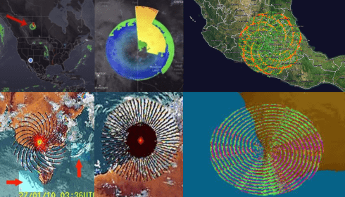 Что рисует круги на погодных радарах?