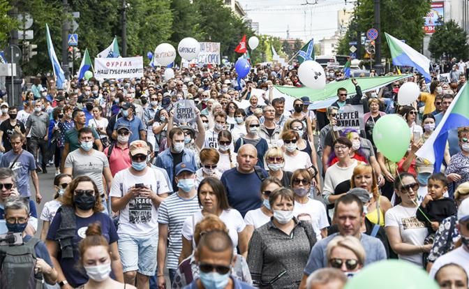 Хабаровские активисты о двух месяцах протеста: Нас ведет глубокое чувство обиды за страну