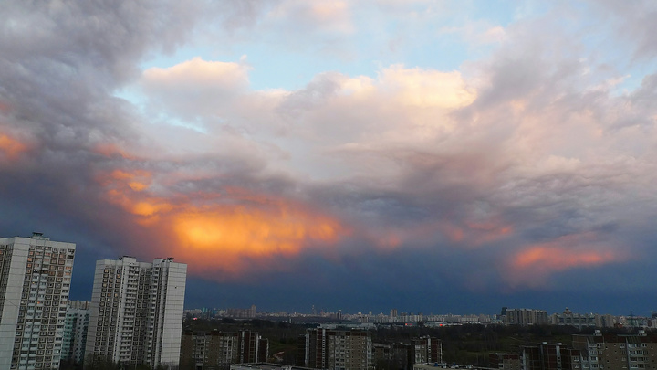 В Москве и области объявлен желтый уровень метеоопасности