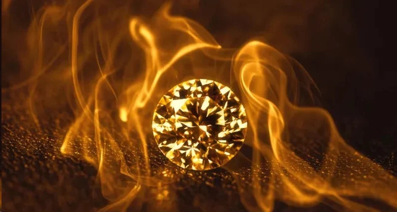 Можно ли заставить гореть бриллианты