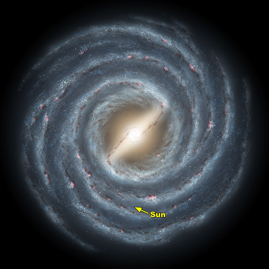 Земля движется быстрее и находится ближе к Черной дыре на новой карте нашей Галактики