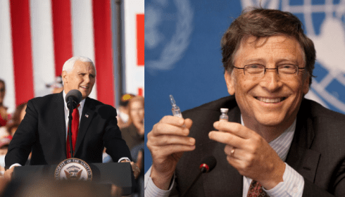 В пятницу вакцину Билла Гейтса испытают на Майкле Пенсе.