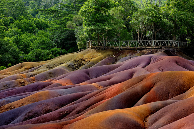 Семицветные пески - Шамарель, Маврикия
