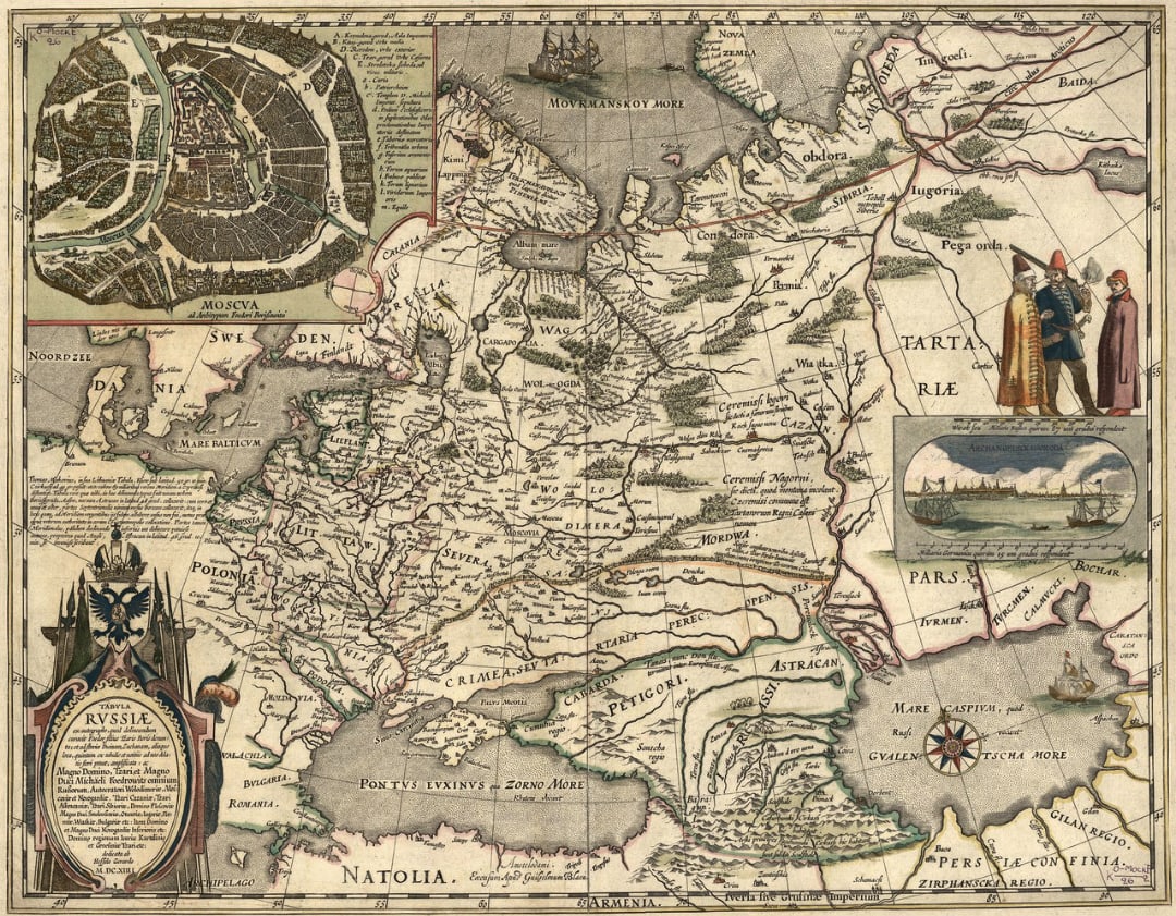 26 января 1525 года - Первый печатный вариант карты Руси
