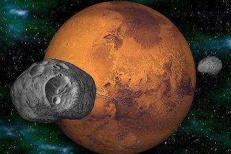 происхождение лун Марса: Фобос и Деймос - это части одного небесного тела