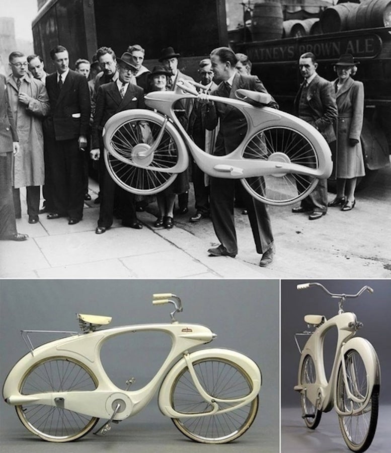 Такие велосипеды делали в 1946 году...