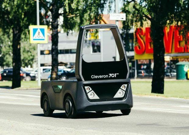 Эстонцы представили первого в Европе робота-доставщика для дорог общего пользования