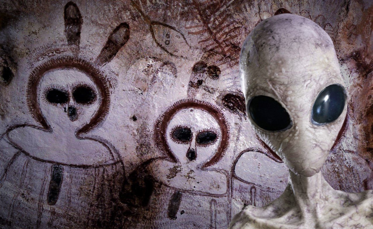 Древние рисунки с изображением инопланетян: Ванджина из Западной Австралии