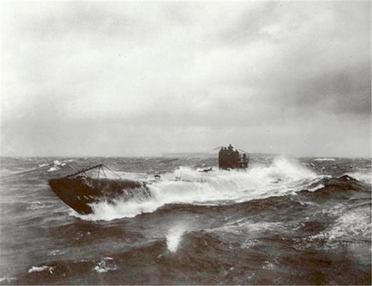 Подводная лодка Первой мировой войны, потопленная 