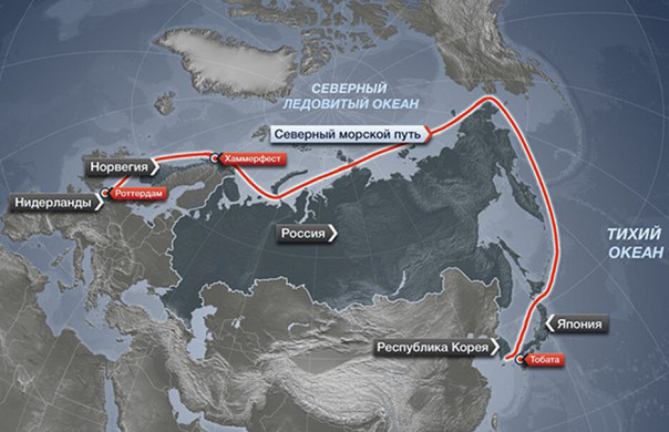 Россия агрессивно расположила свои границы вдоль северного морского пути
