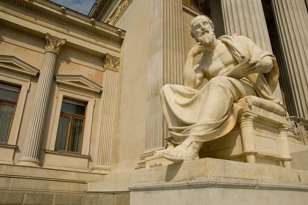 Статуя Геродота в Вене.