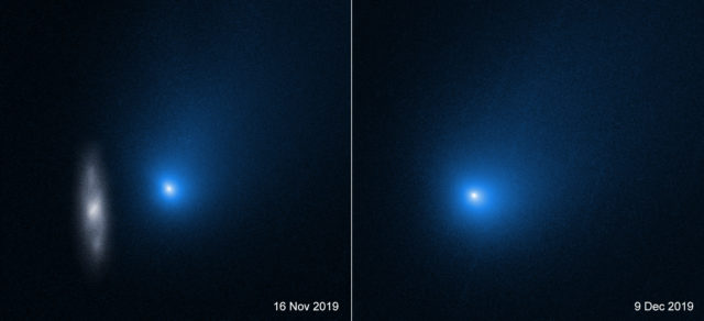 Историческая комета максимально сблизилась с Землей