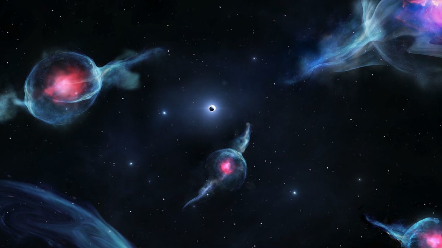 У черной дыры в центре Млечного Пути замечены странные спутники