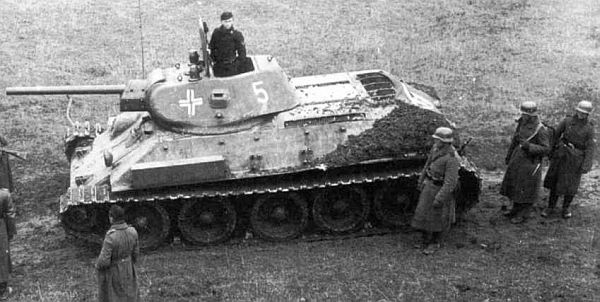 Советский Т - 34 образца 1940 года на службе у немцев