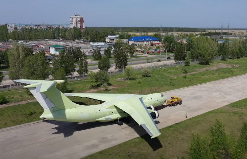 В Ульяновске начались лётные испытания первого построенного в 2021 году Ил-76МД-90А