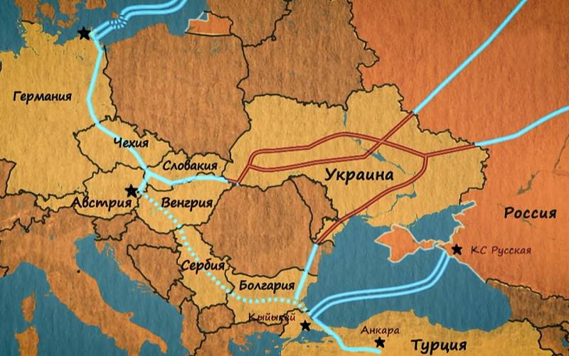Россия замыкает в Европе «Великое газовое кольцо»