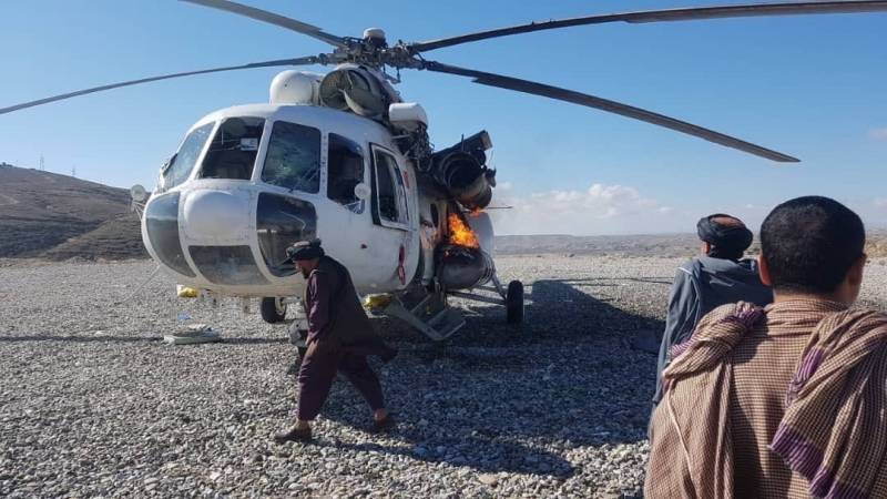Талибами подбит вертолет Ми-8 частной оборонной компании Молдавии
