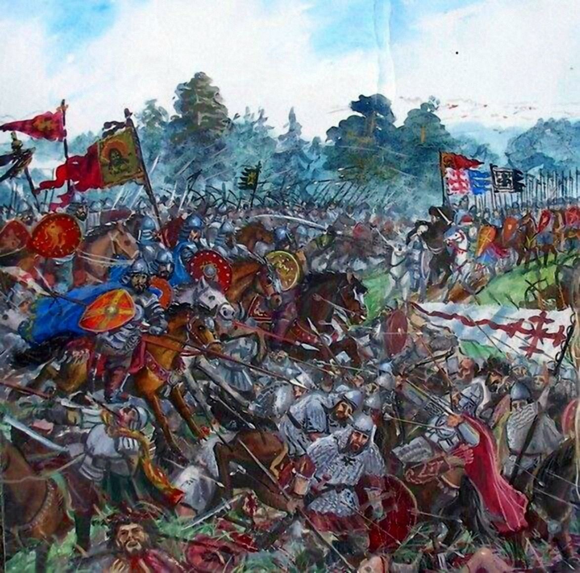 Поле Шелонской битвы 14 (27) июля 1471