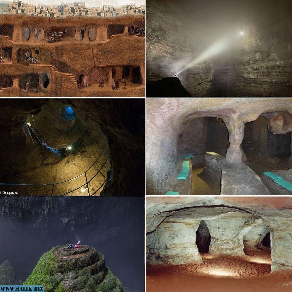 Искусственные пещеры, подземные города и тоннели на физике и тонком плане.