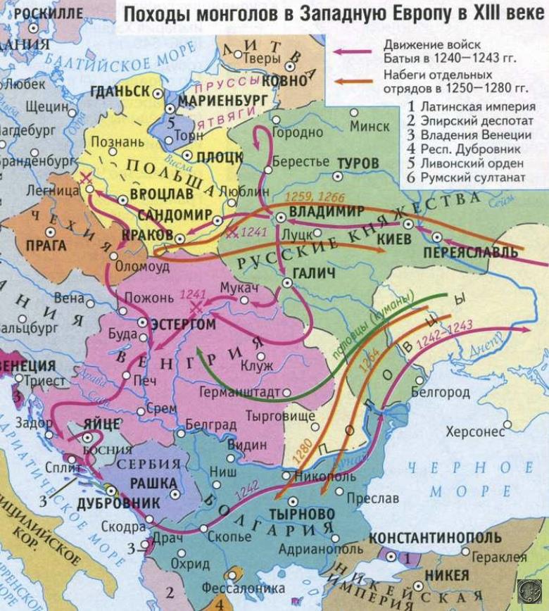 Монголы в Европе, 1241 год.