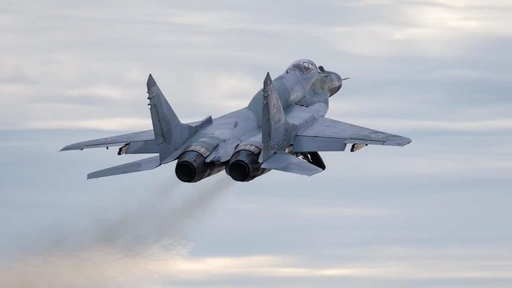 Под Астраханью разбился МиГ-29