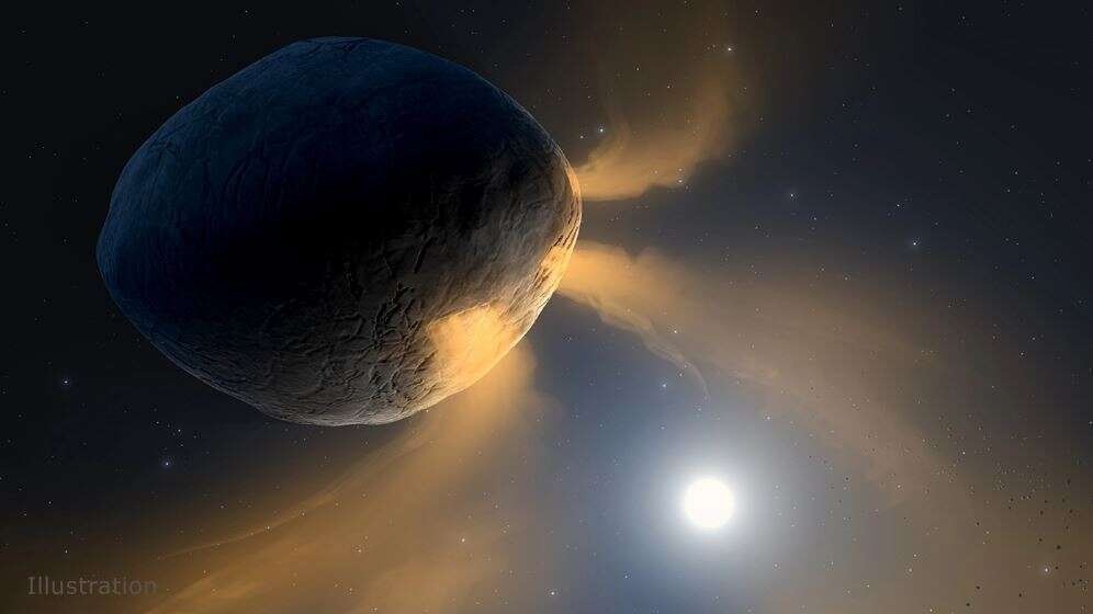 Фаэтон, астероид солнечной системы, выделяющий натрий